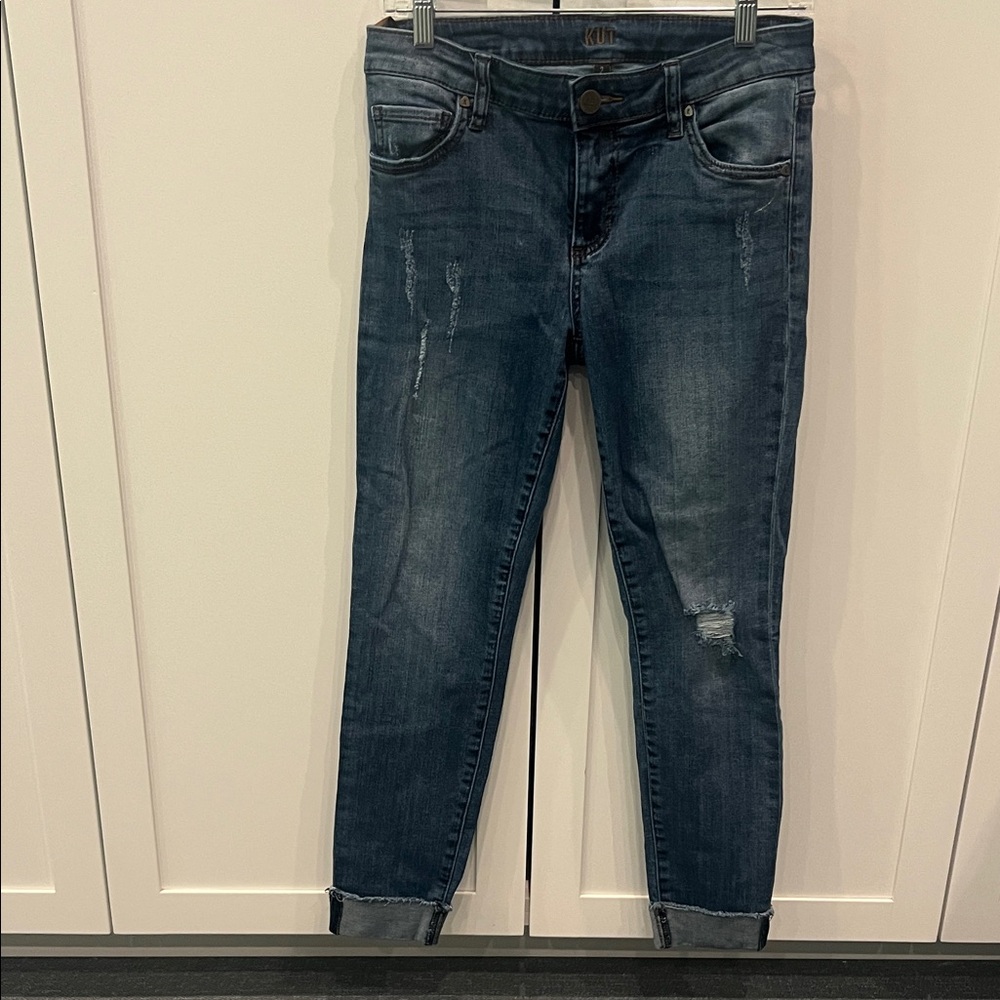 Kut from the Kloth Ankle Straight Leg Jeans